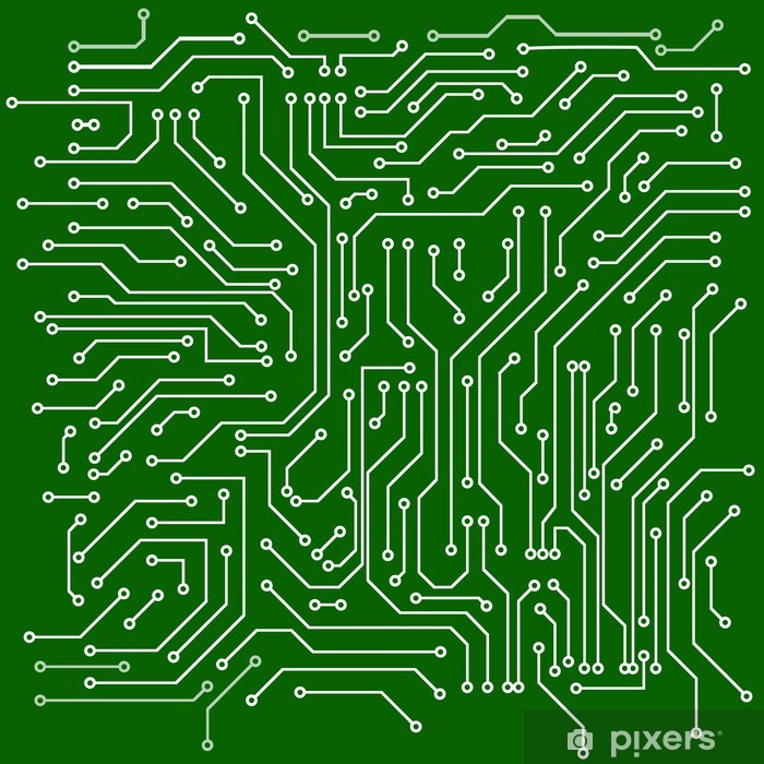 Circuit Board Vector Background Poster 700x700 Circuit Board Vector Background Poster