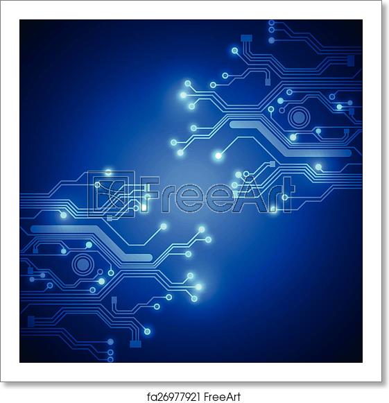 Free Art Print Of Circuit Board Vector Background Freeart 561x581 Free Art Print Of Circuit Board Vector Background Freeart