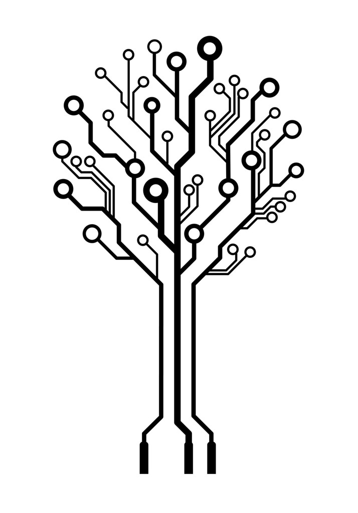 Vector Logo Circuit Board Tree Mastermindsro 714x1023 Vector Logo Circuit Board Tree Mastermindsro
