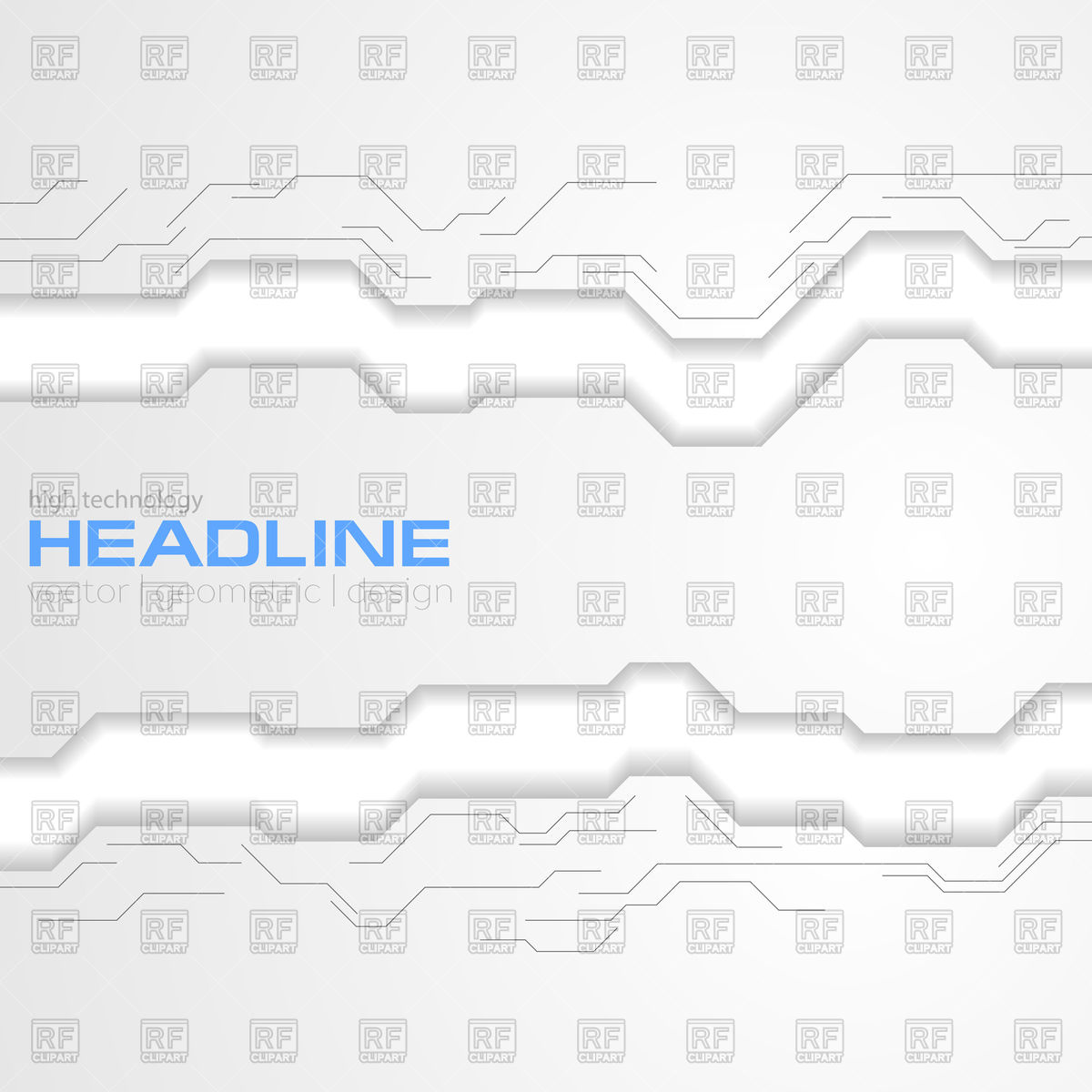 Grey Technology Background With Circuit Board Vector Image 1200x1200 Grey Technology Background With Circuit Board Vector Image