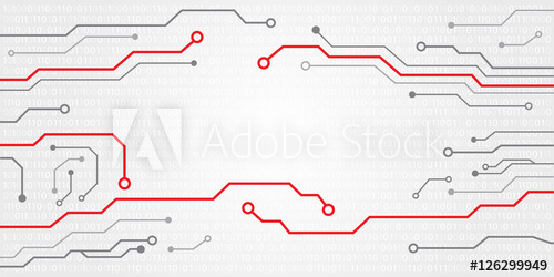High Tech Circuit Board Vector Abstract Background Flat Modern 500x250 High Tech Circuit Board Vector Abstract Background Flat Modern