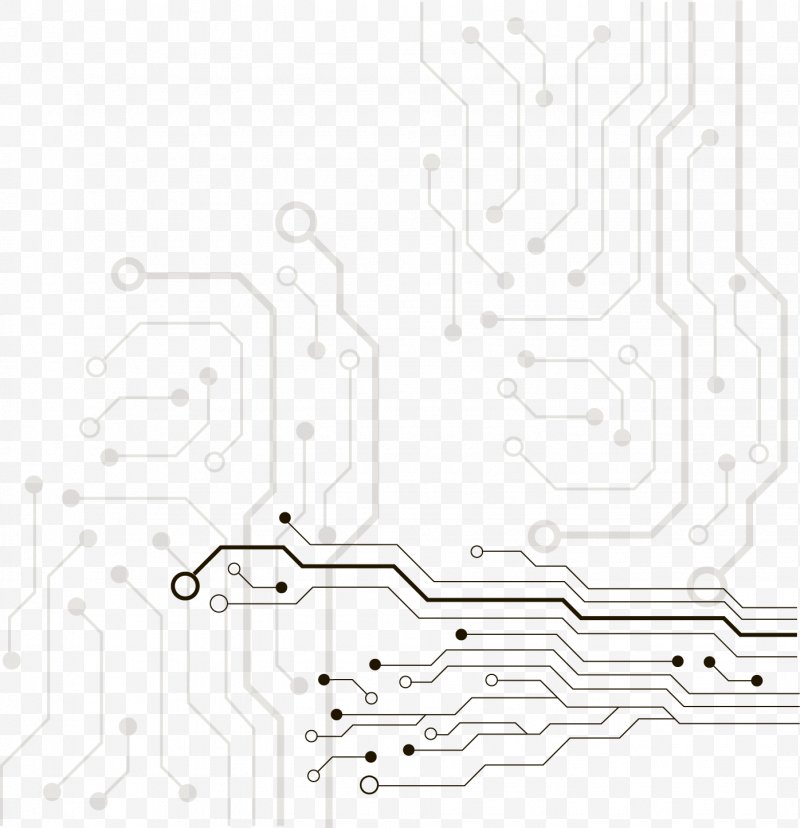 800x828 Electrical Network Printed Circuit Board Electronic Circuit