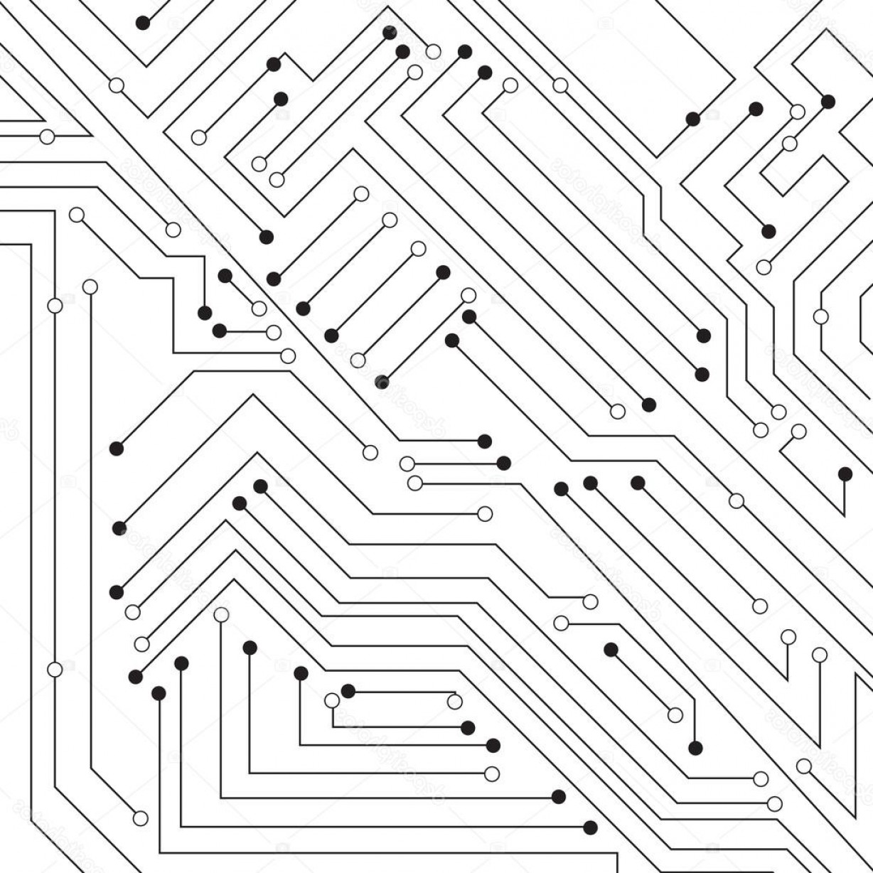 Circuit Board Vector Png At Vectorified.com 