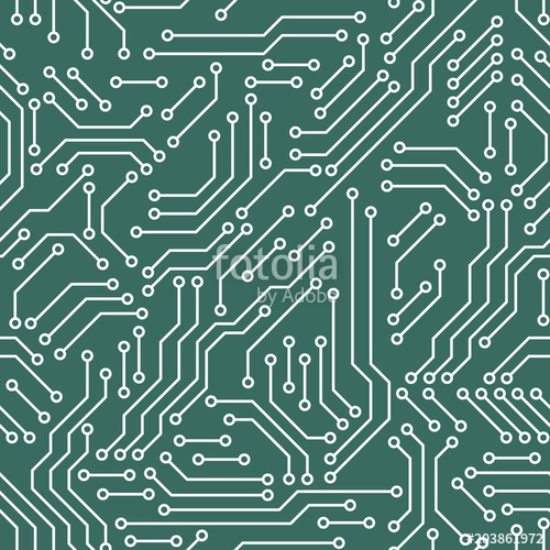 Printed Circuit Board Green And White Computer Technology Seamless 500x500 Printed Circuit Board Green And White Computer Technology Seamless