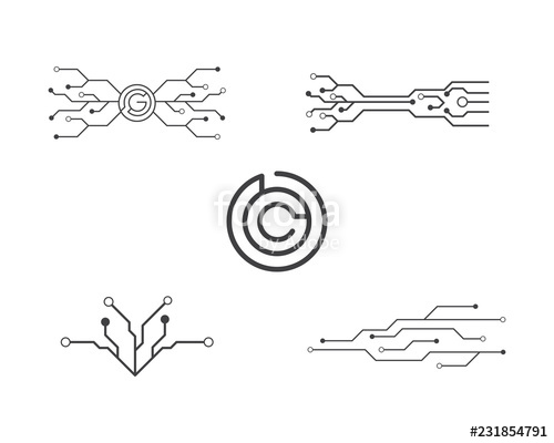 Circuit Vector Illustration Icon Design Stock Image And Royalty 500x400 Circuit Vector Illustration Icon Design Stock Image And Royalty