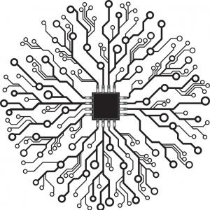 Circuit Board Abstract Background With Chip Vector Wallkeeper 300x300 Circuit Board Abstract Background With Chip Vector Wallkeeper