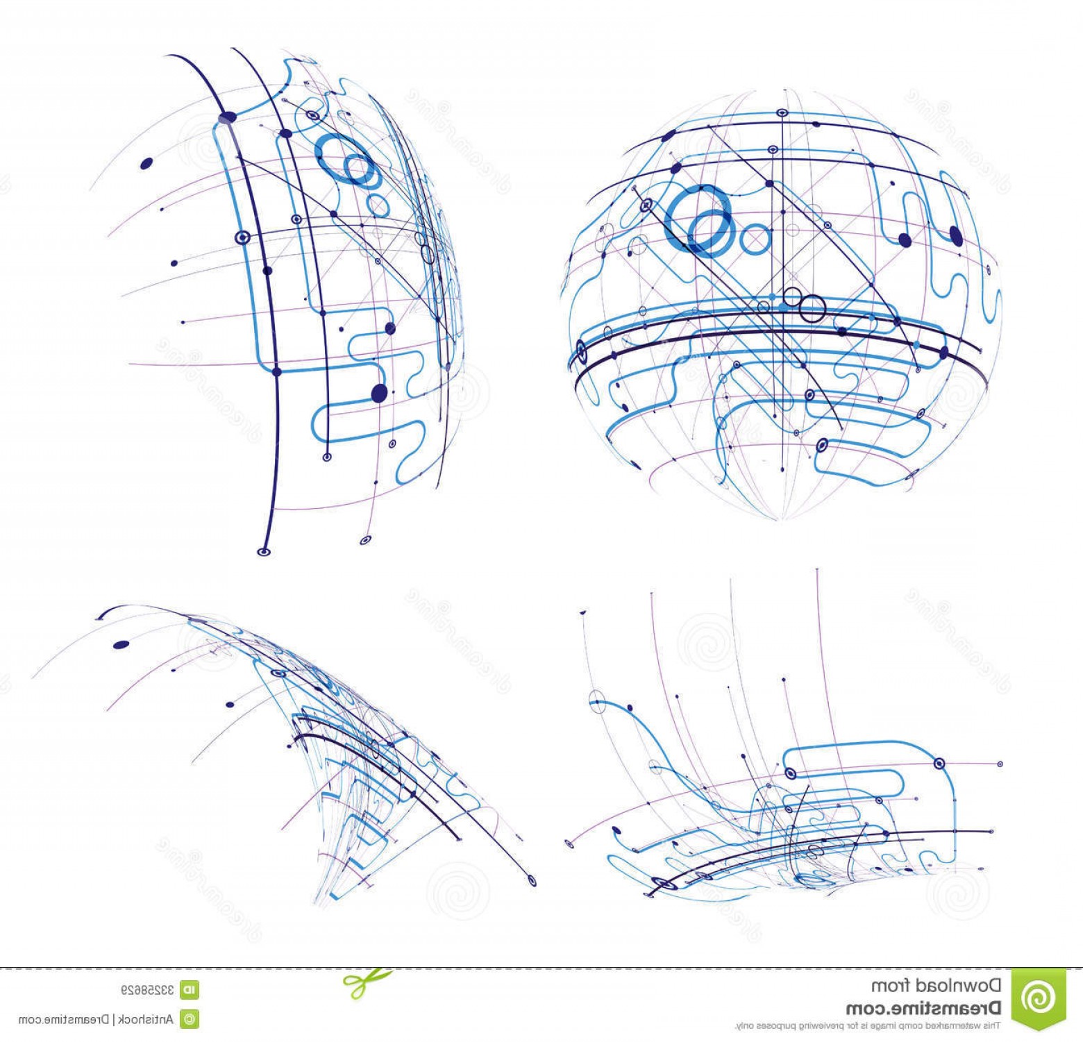 Royalty Free Stock Images Circuit Vector Abstract Set 1560x1501 Royalty Free Stock Images Circuit Vector Abstract Set