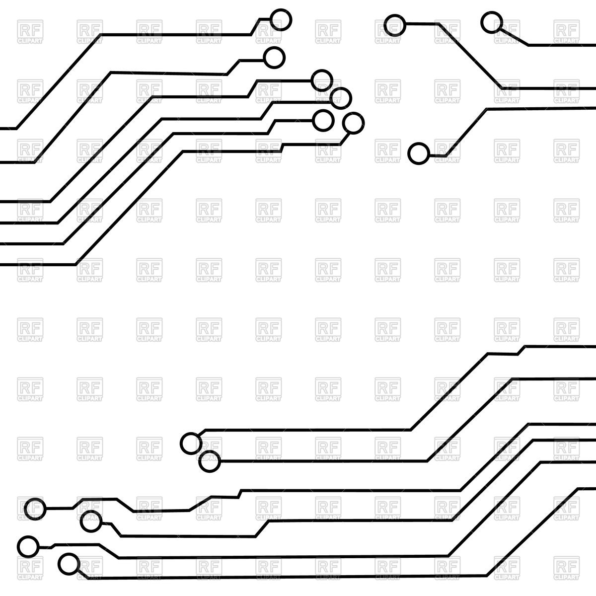 Sircuit Board Lines Design Elements Vector Image Of Design 1200x1200 Sircuit Board Lines Design Elements Vector Image Of Design