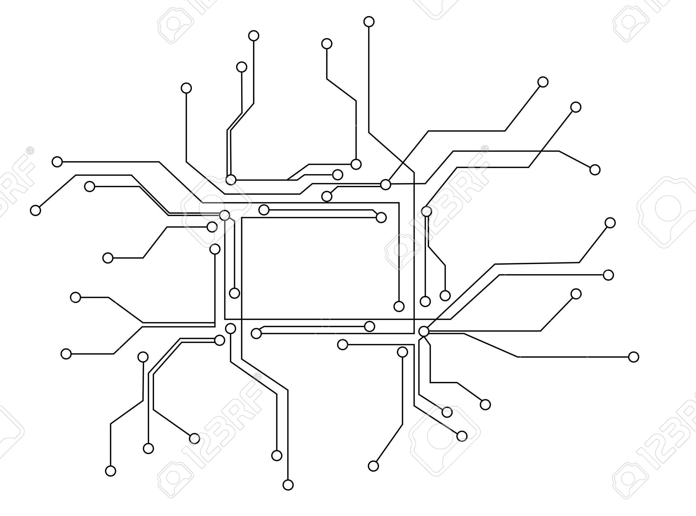 Stock Vector Cities, Circles, Circuitry Circuit Board, Circuit 2379x1763 Stock Vector Cities, Circles, Circuitry Circuit Board, Circuit