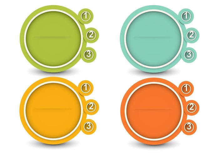 700x490 Circular Option Banner Vector Pack