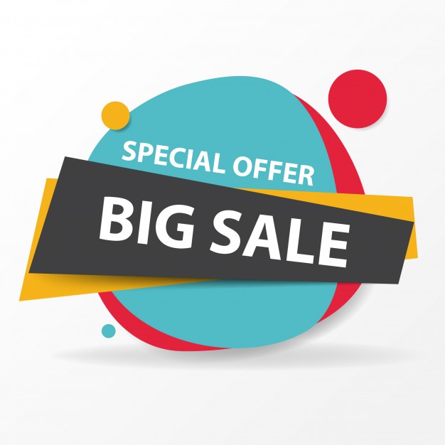 626x626 Colorful Circular Shopping Sale Banner Template Vector Free Download