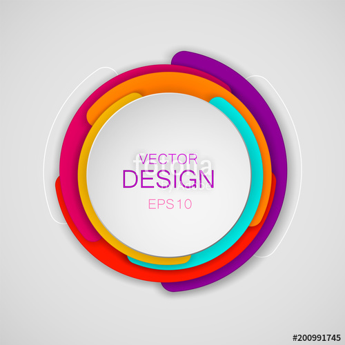 500x500 Abstract Colorful Circle Background For Banner Design Circular