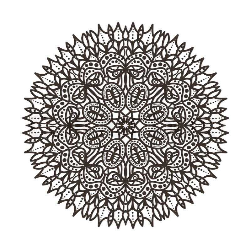 800x800 Circular Lace Pattern Stock Vector Colourbox