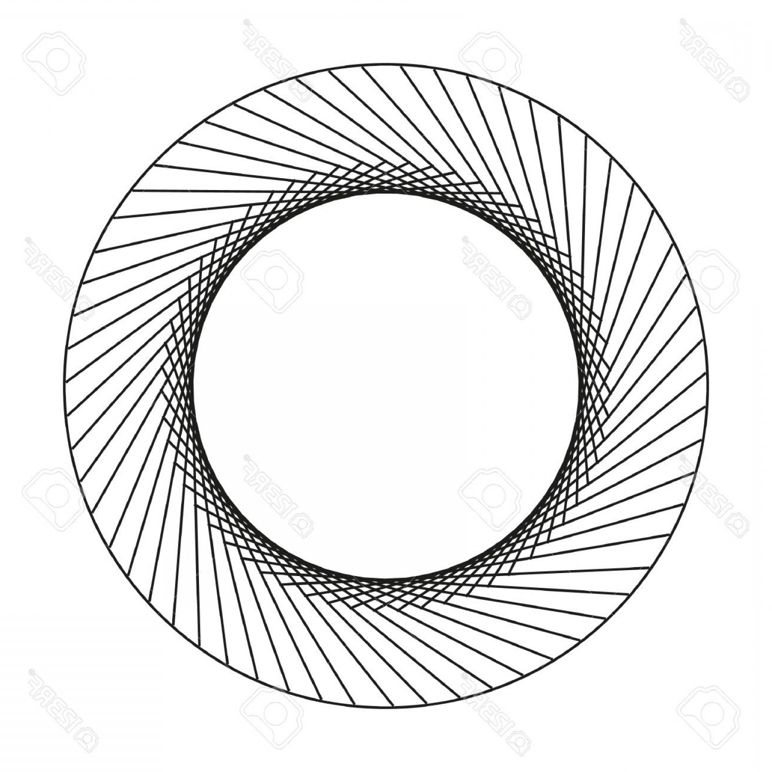 1560x1560 Photostock Vector A Complex Pattern Of Circles Geometric Circular