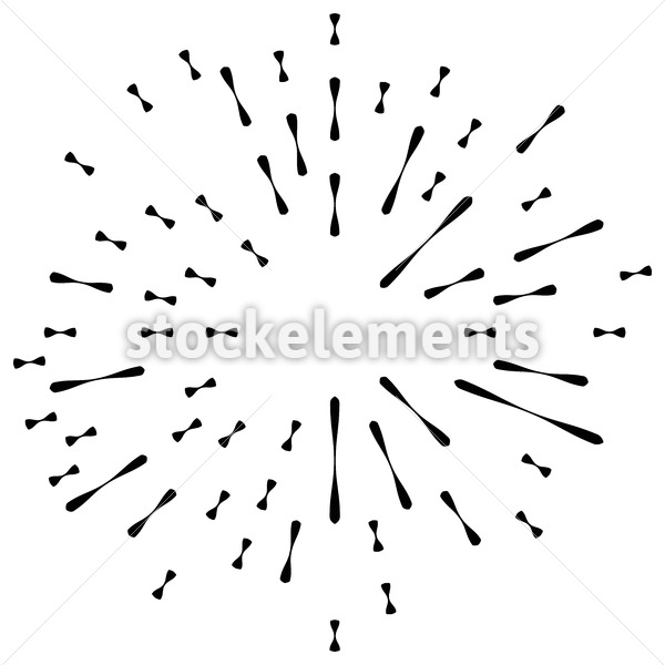 600x600 Random Radial Lines Explosion Effect Radiating Stripes Circular