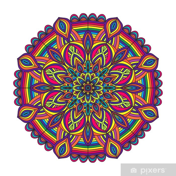 700x700 Color Circular Pattern