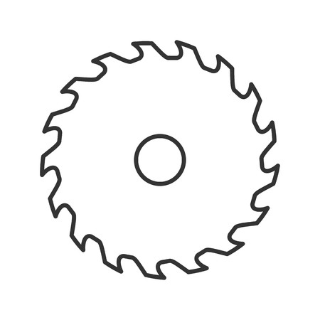 Circular Saw Blade Linear Icon Thin Line Illustration Wheel 450x450 Circular Saw Blade Linear Icon Thin Line Illustration Wheel
