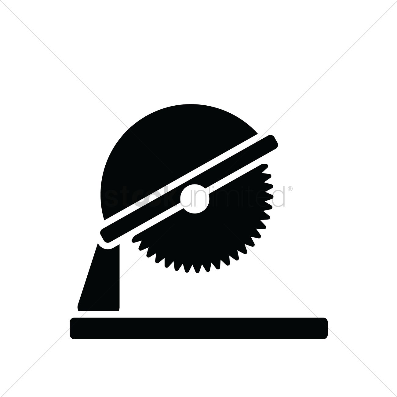 1300x1300 Circular Saw Machine Vector Image