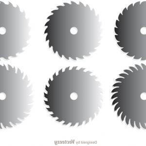 300x300 Circular Saw Blade Icon Isolated On Handandbeak