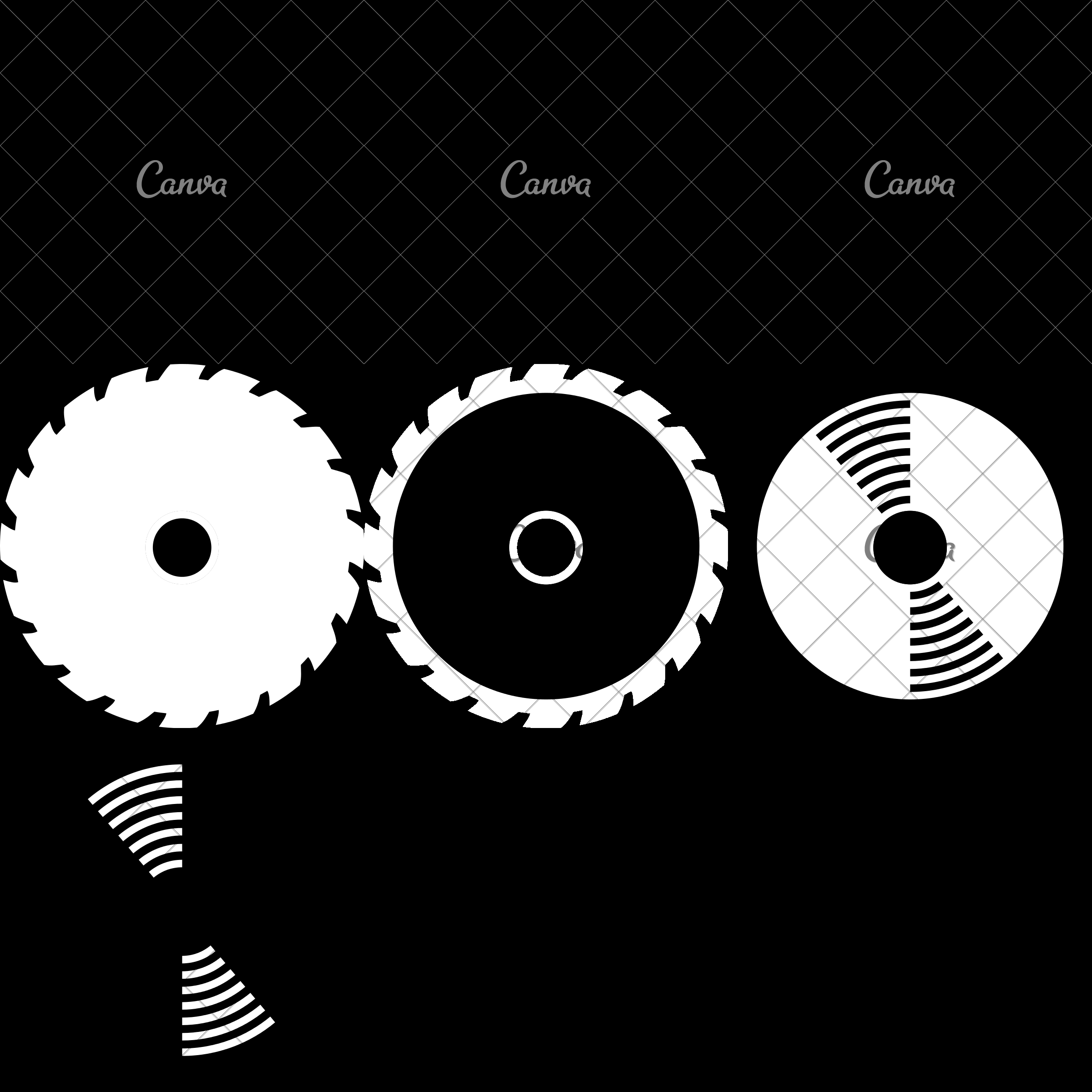 2400x2400 Circular Saw Vector Icon Illustration