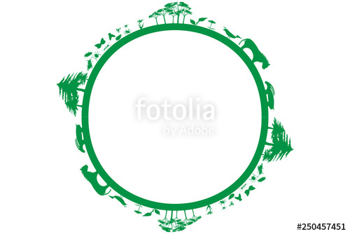 500x334 Verde Con Ecosistemas, Plantas Y Animales Stock Image