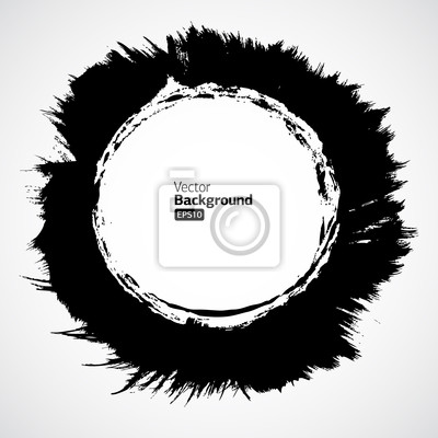 400x400 Marcos De Vector De Tinta Grunge Conjunto Pinturas Para La