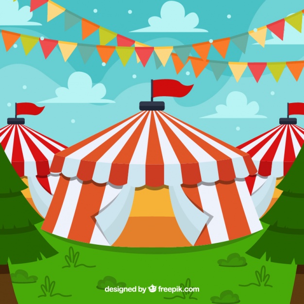 Circus Tent Background Vector Free Download 626x626 Circus Tent Background Vector Free Download