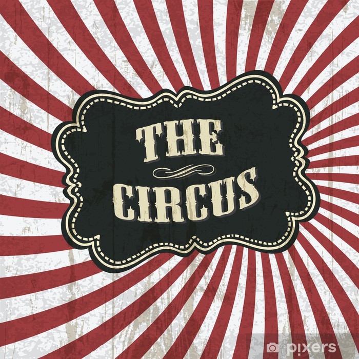 Classical Circus Background, Vector, Poster 700x700 Classical Circus Background, Vector, Poster
