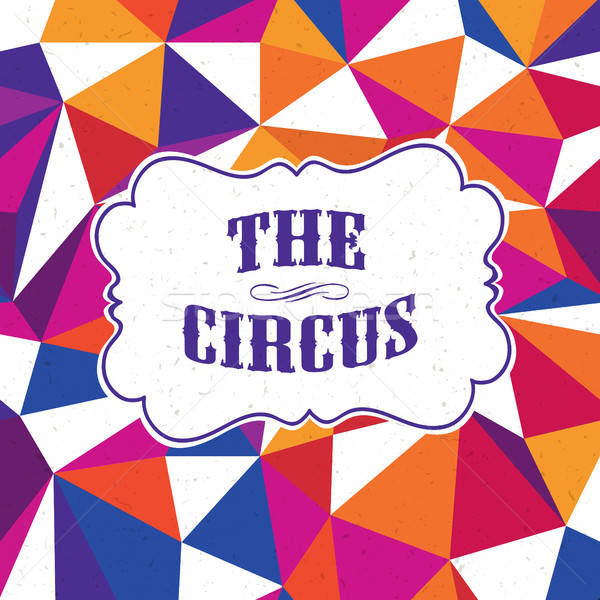 Vintage Circus Background Triangles Colorful Pattern Background 600x600 Vintage Circus Background Triangles Colorful Pattern Background