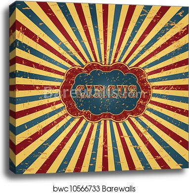 Circus Background Vector, Canvas Print Barewalls Posters 382x390 Circus Background Vector, Canvas Print Barewalls Posters