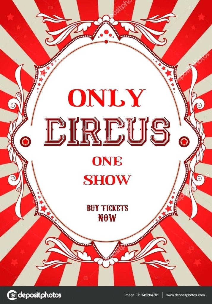 714x1024 Circus Banner Template