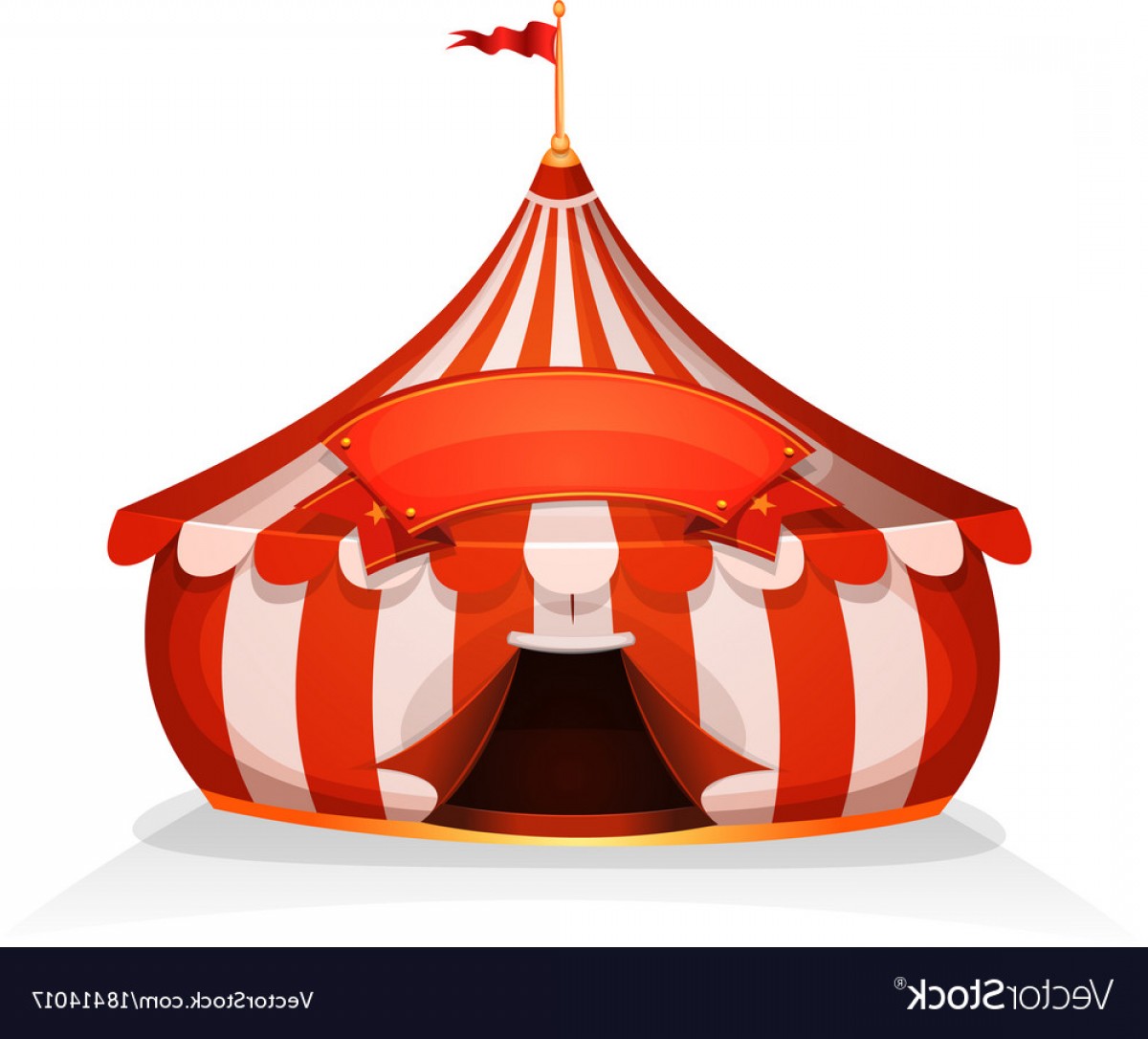 1200x1086 Big Top Little Circus Tent With Banner Vector Soidergi