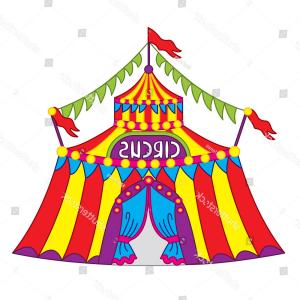 300x300 Big Top Little Circus Tent With Banner Vector Hoodamathrun