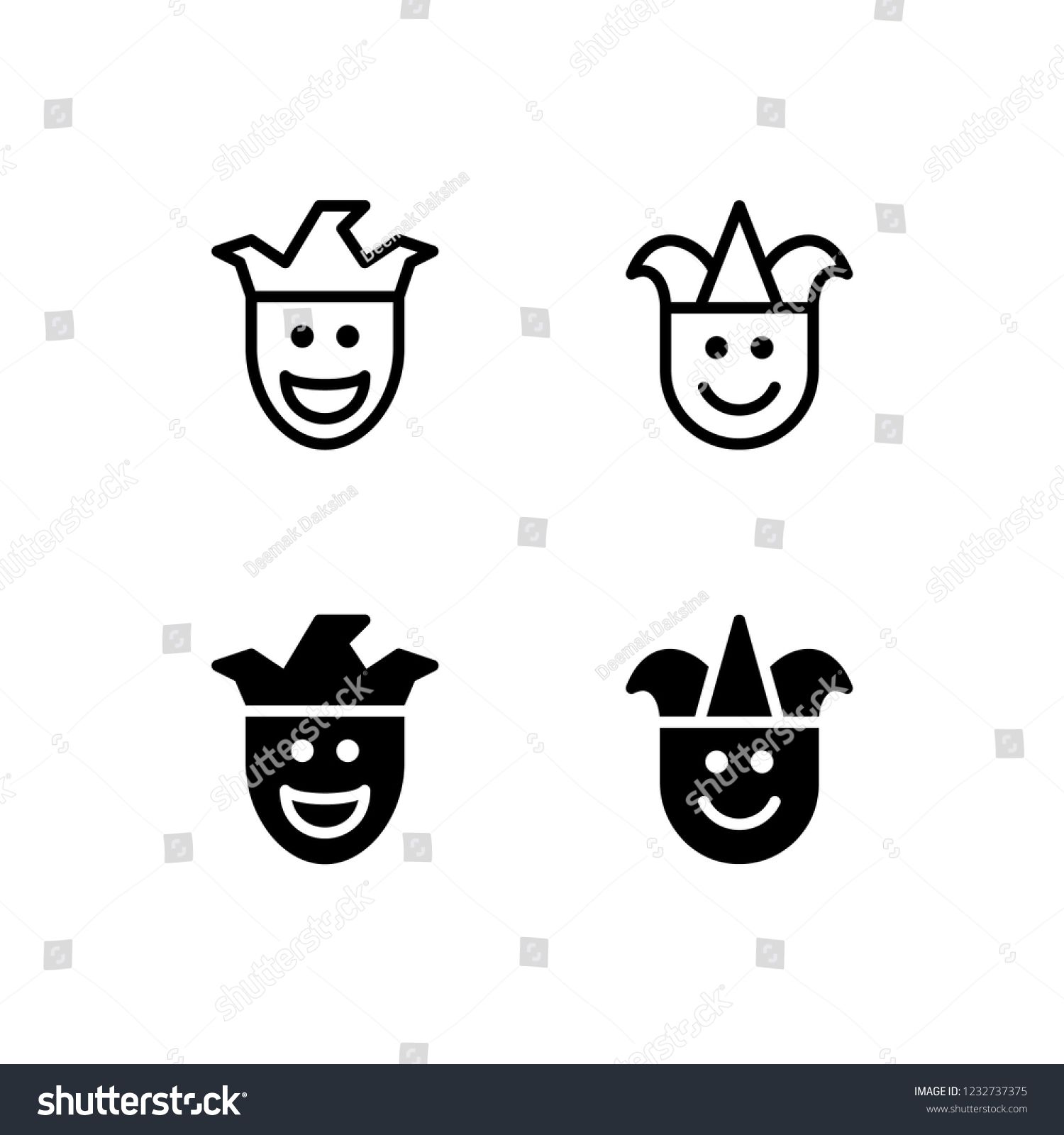 1500x1600 Joker Icon Design Joker, Clown, Jester, Circus, Smile, Icon, Logo