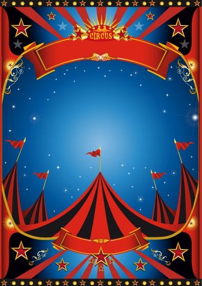 395x559 Circus Poster Template Vintage Style Circus Poster Design Vector