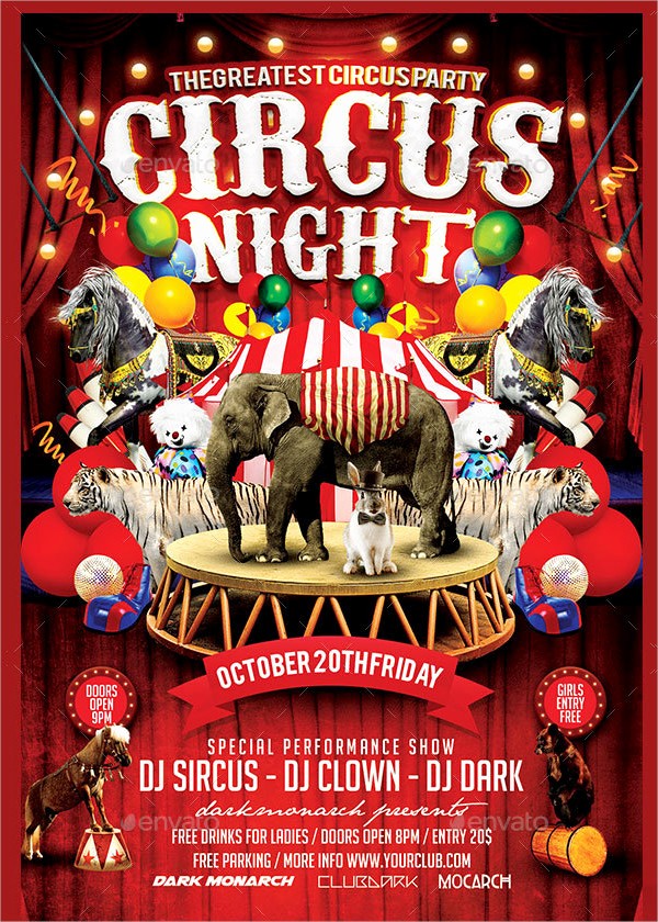 600x840 Circus Poster Template Free Download Lovely Circus Tent Free