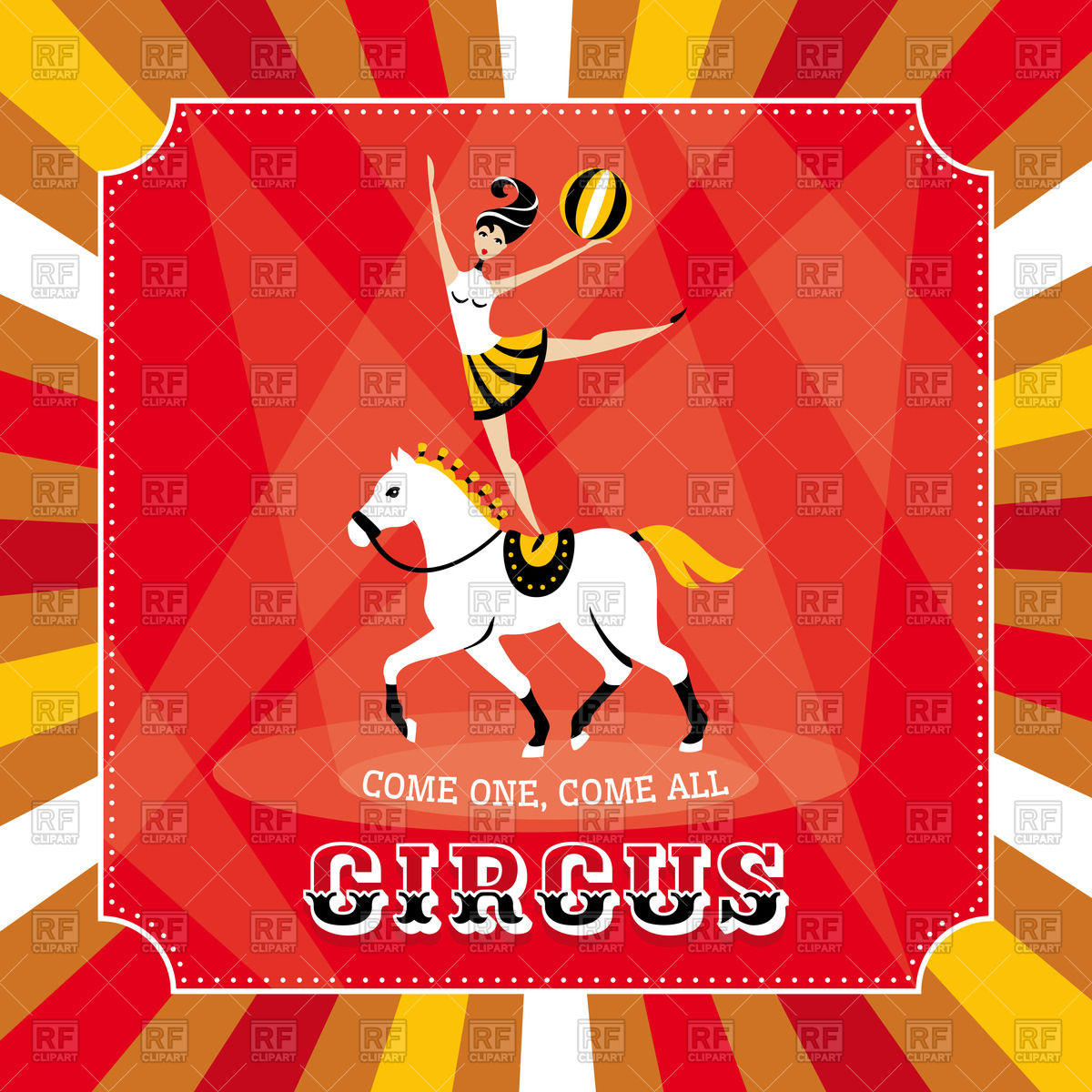 1200x1200 Circus Poster