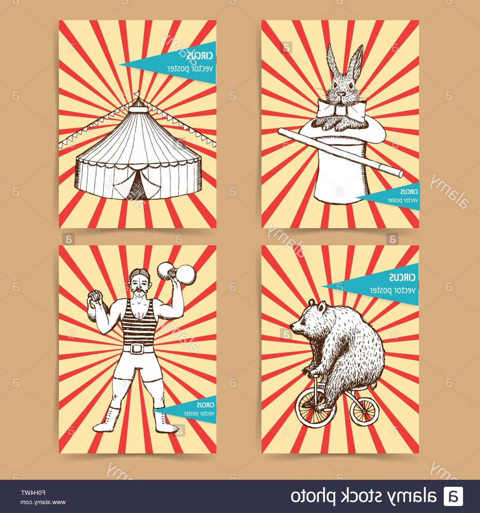 1560x1668 Stock Photo Sketch Circus Posters In Vintage Style Vector Tent