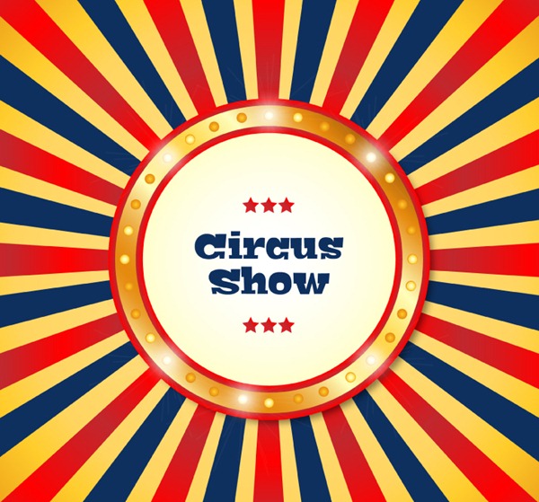 600x559 Striped Circus Poster Vector Graphics My Free Photoshop World