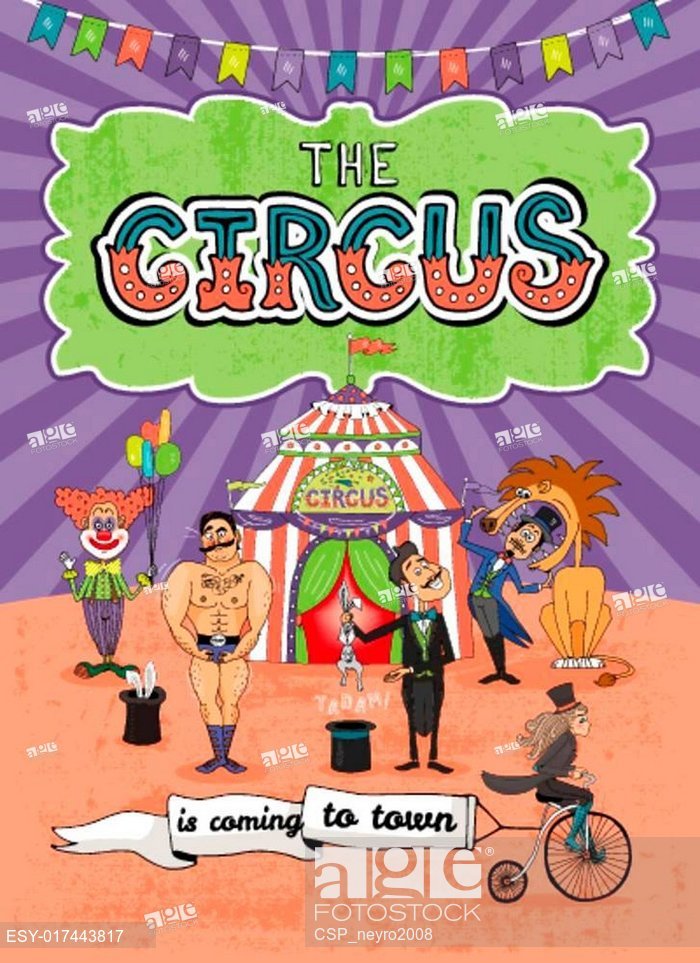 700x963 Vector Circus Poster Design