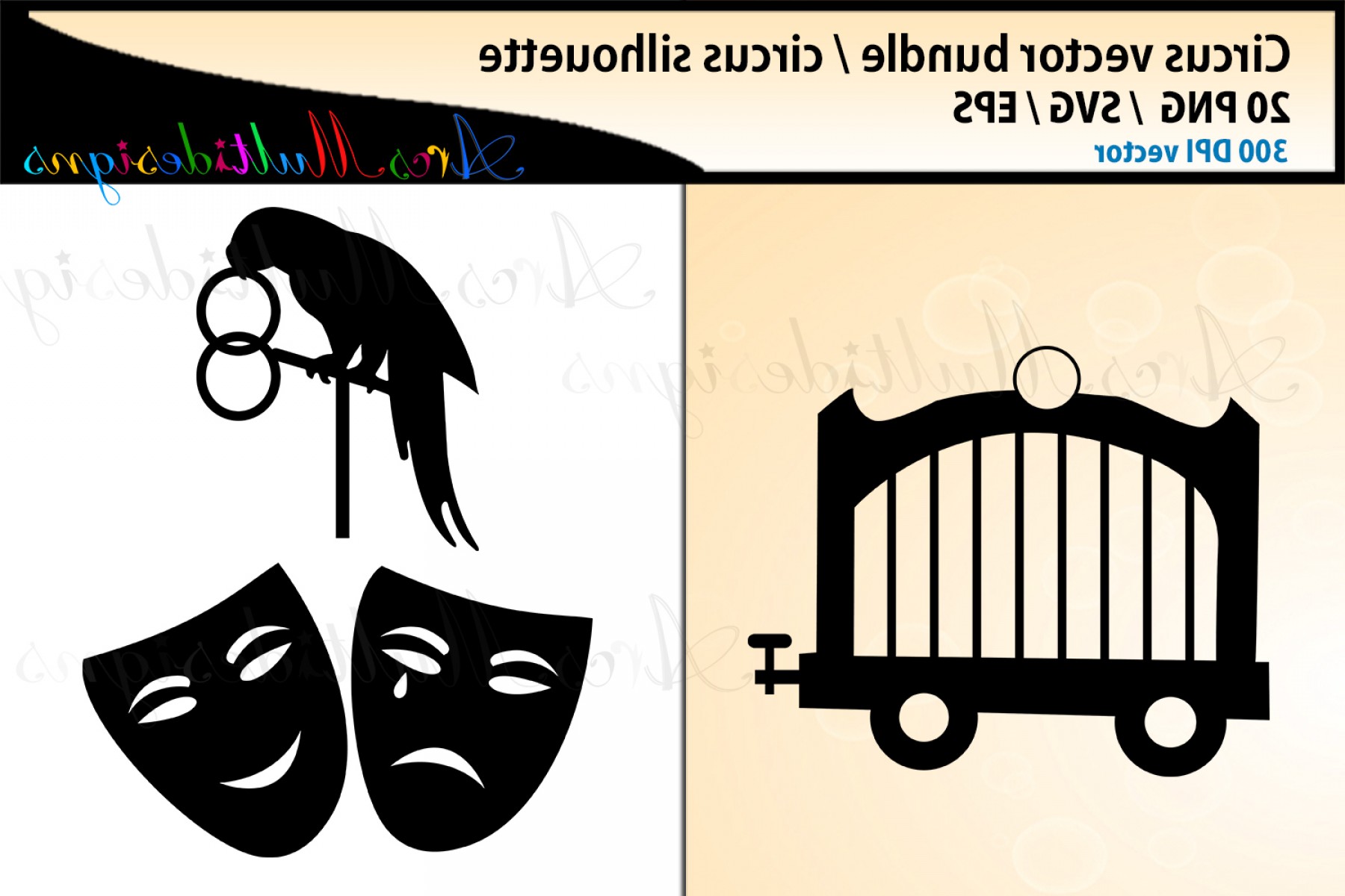 1800x1200 Circus Bundle Circus Silhouette Vector Circus Vector Geekchicpro