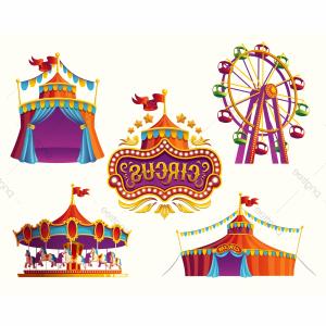 300x300 Circus Bundle Circus Silhouette Vector Circus Vector Bundle