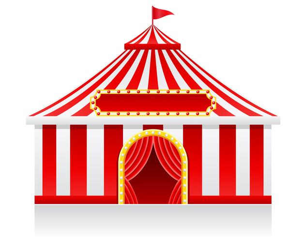 Circus Tent Vector Illustration 630x490 Circus Tent Vector Illustration