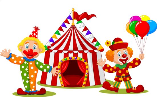 550x340 Clown And Circus Vector Material Free Download