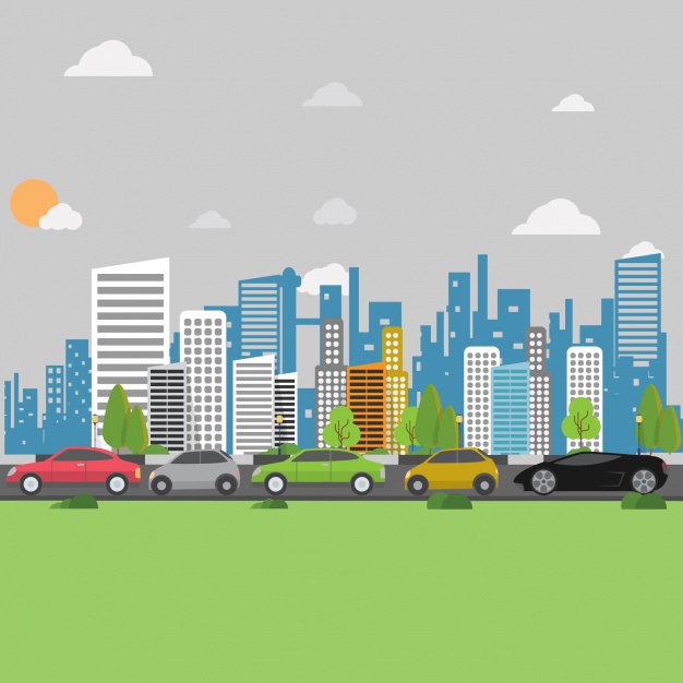 City Background Design Vector Free Download 626x626 City Background Design Vector Free Download