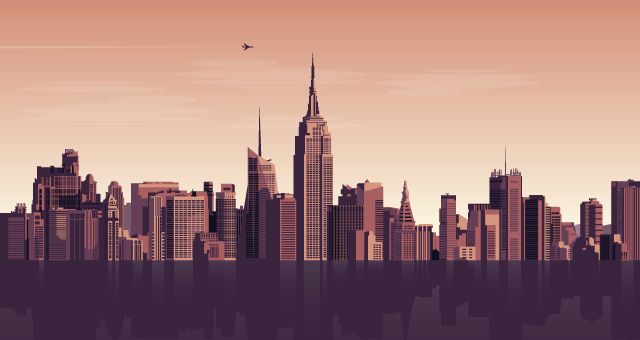 Art In City Vector, Skyline, City 640x340 Art In City Vector, Skyline, City