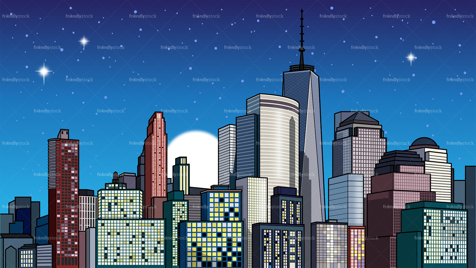 City Background Vector At Vectorified.com | Collection Of City