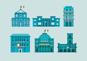286x200 City Buildings Free Vector Art