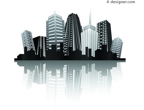 460x351 Designer A Variety Of City Buildings Vector Material