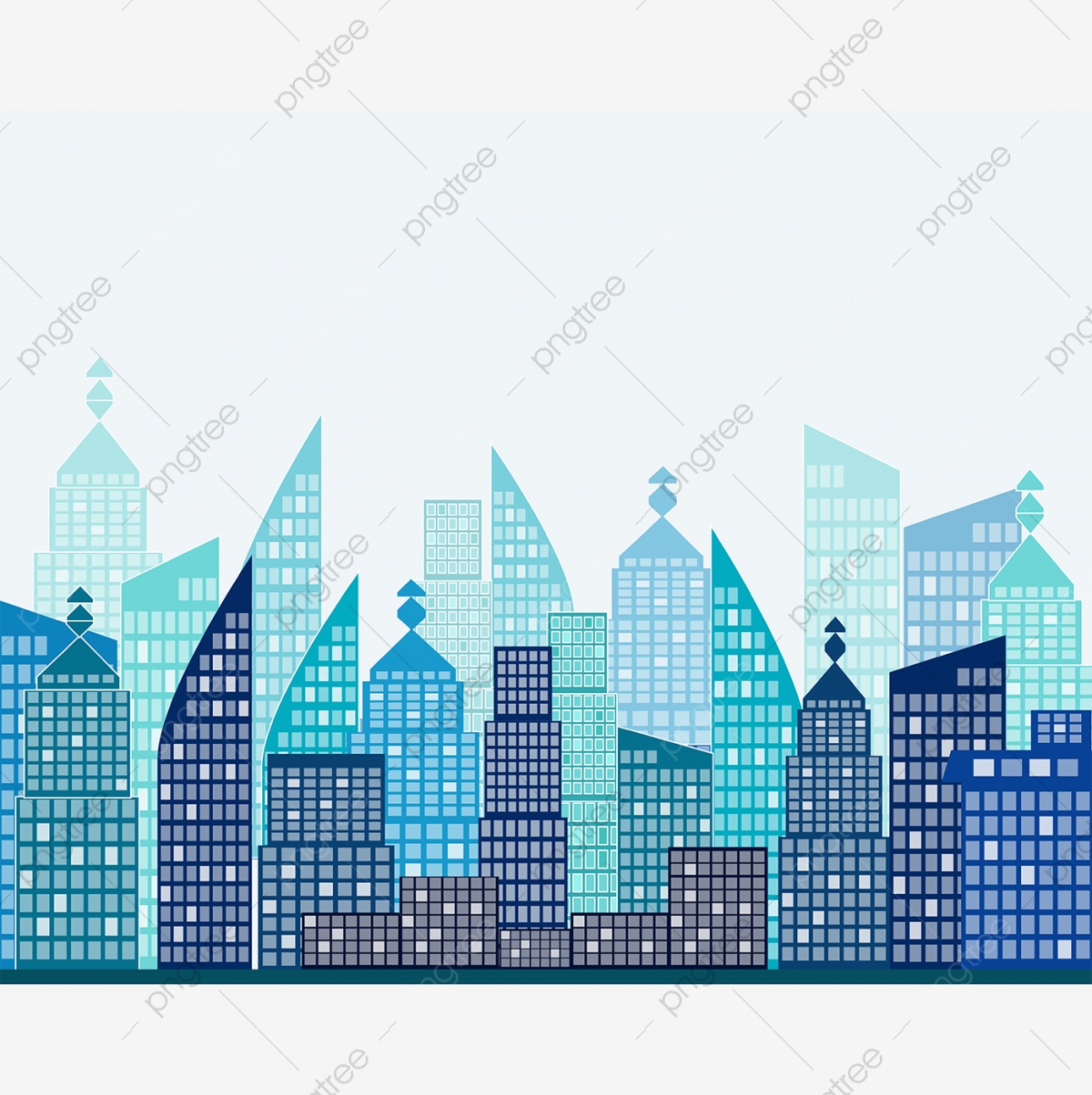 1200x1204 Color City Building Elements, Buildings, Villas, Building Vector